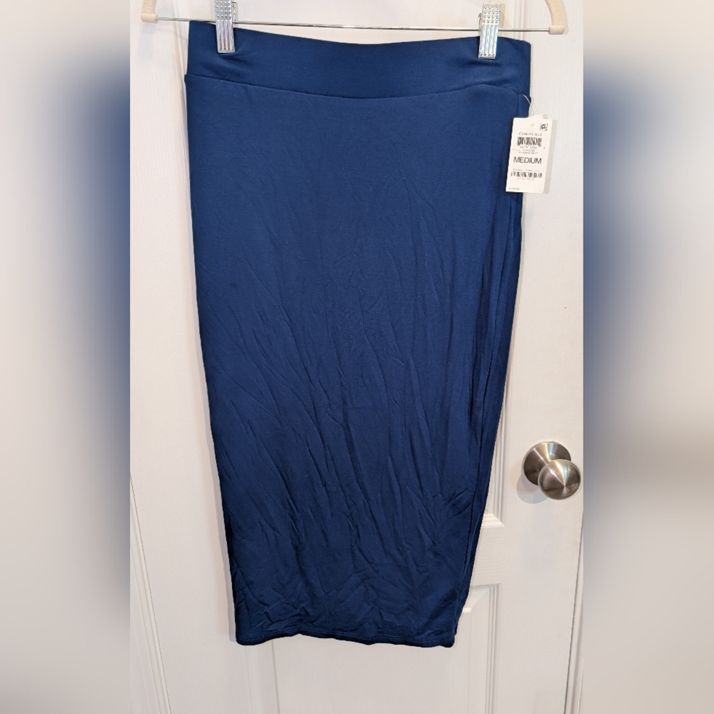 Bar lll Bodycon Midi‎ Skirt Navy size Medium